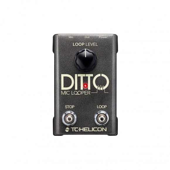 Pedal para Micrófono TC Electronic Ditto Mic Looper TC Helicon PEDAL PARA MICROFONO TC ELECTRONIC DITTO MIC LOOPER VATCEDITMICLOP