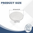 thumbnail image 2 of Paquete de 50 3/8"(10mm) Diámetro 0.04"(1mm) Disco Redondo Plano de Acero Inoxidable, 2 of 6