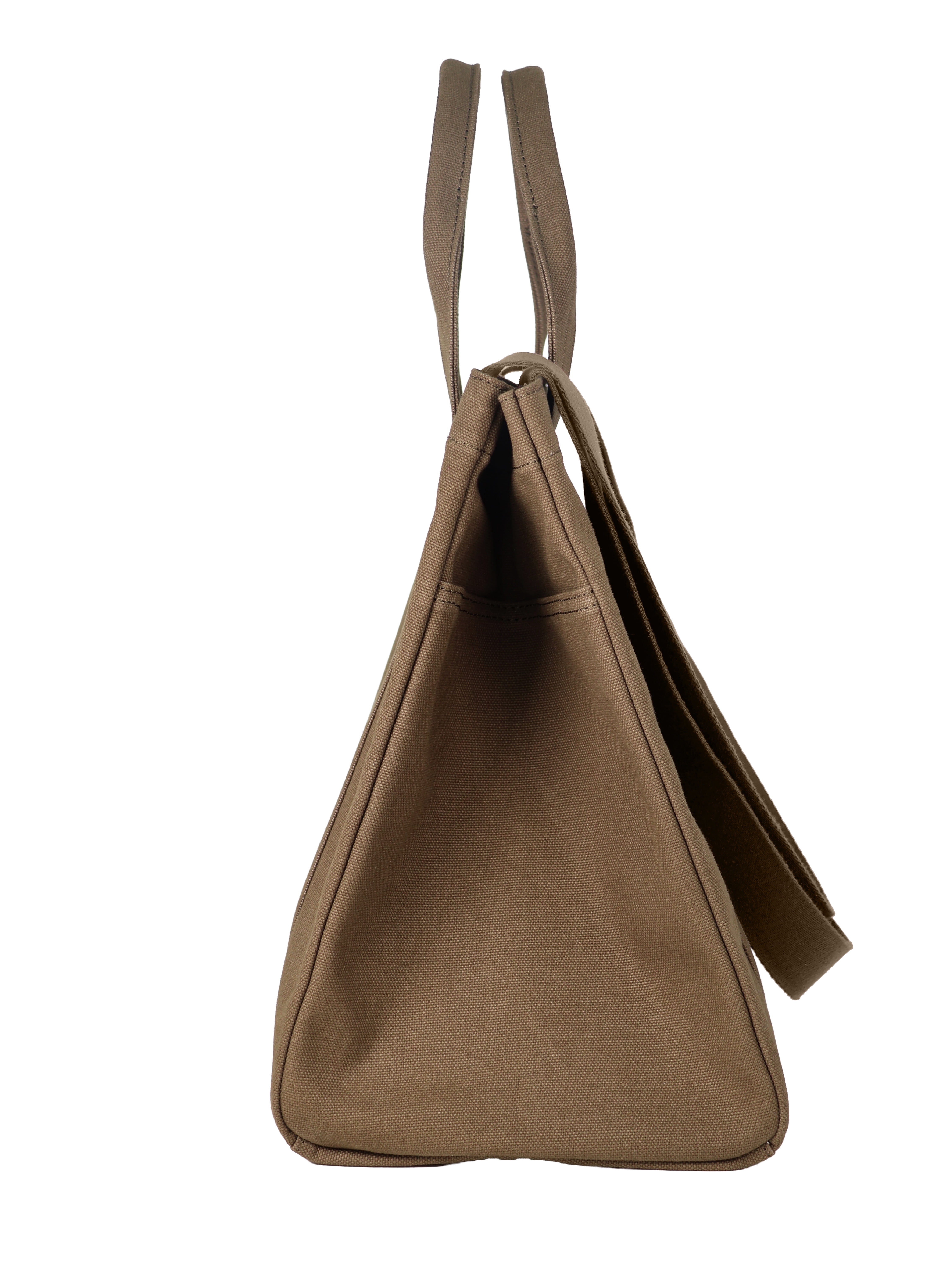 Free Assembly Unisex Cotton Canvas Tote Bag, Green