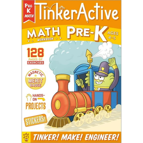 Pre-Owned Tinkeractive Workbooks: Pre-K Math (Paperback) 1250208092 9781250208095