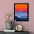 thumbnail image 3 of Designs ByLITA Blue Ridge Mountain Sunset, 5 x 7 Wall Print Inspirational (Unframed) | Beautiful Flowers | Stylish Modern Decoration For The Home and Office, 3 of 4