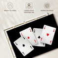 thumbnail image 6 of Elephant Stock Four Ace Cards Wall Art - Horizontal Canvas Wall Art - Hallway Wall Decor - Photography Hobbies And Lifestyle Canvas - Black And White Decor - 12" x 8", 6 of 8