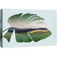 thumbnail image 3 of PixonSign Canvas Print Wall Art Double Exposure Banana Leaf & Mountains Floral Wildlife Illustrations Realism Tropical Landscape Colorful Multicolor Ultra for Living Room, Bedroom, Office - 24"x36", 3 of 5