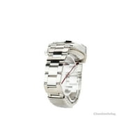 BAPE Bapex Classic Type 6 Silver Tone الفولاذ المقاوم للصدأ الأسود قرص سوار ساعة