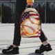 thumbnail image 2 of Disketp Baseball Ball With Flag Mochila Escolar de 15 Pulgadas, Mochila Ligera para Estudiantes, Viajes y Trabajo, Cómoda y Resistente para el Uso Diario, 2 of 6