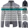 thumbnail image 3 of Xzbqbs Mens Zip Up Jackets Casual Slim Fit Stretch Knit Sweater Cardigan Jackets Fashion Lightweight Stand Collar Fall Winter Coats, 3 of 6
