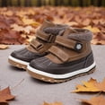 thumbnail image 5 of Blikcon Boys Boots Toddler Boys Fall Winter Boots Outdoor with Hook and Loop (Toddler/Little Kid), 5 of 8