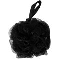 thumbnail image 4 of LOOKSEVEN Bath Sponge Shower Loofahs, Black, 50g/Piece, Mesh Pouf Bath Scrunchies Body Wash Puff(Set of 4), 4 of 5