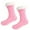 Pink, variant on WREESH Unisex Long Socks Running Socks Winter Warm Double-Faced Fleece Bed Non Slip Slipper Floor Socks Hot Pink