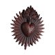 thumbnail image 4 of Placa de pared de los Sagrados Corazones, estatua gótica, decoración de resina, arte para el hogar, figura católica rojo, 4 of 9