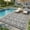 Gray/White, variant on HIWEAVER Navy/White 8'x 10' Outdoor Rug Garden Decor Geometric Floral Carpet Plastic Straw Waterproof Reversible Patio Area Rug for Balcony Deck Picnic Portable Camping Mat