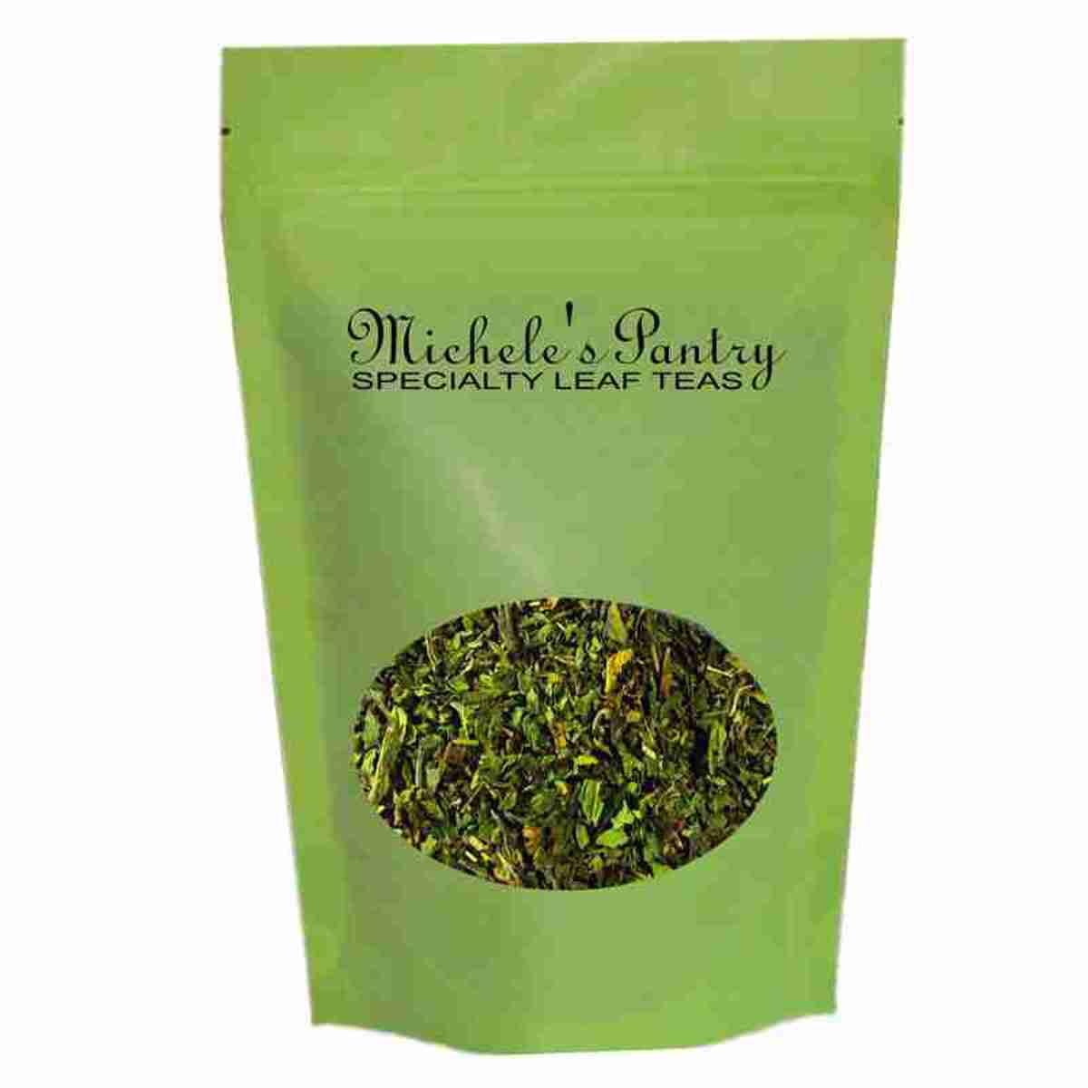 Michele's Pantry Blackberry Flavored Loose Leaf Green Tea 8 oz