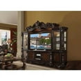 thumbnail image 3 of HomeRoots 347487 21 x 74 x 31 in. Cherry Oak Wood Poly Resin Glass TV Console, 3 of 3