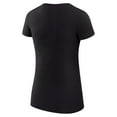 thumbnail image 3 of Women's G-III 4Her by Carl Banks Black Miami Marlins Super-Slim Fit Lightweight Team Logo Graphic T-Shirt, 3 of 5