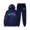 Navy, variant on Trapstar Hoodies for Women Sets Long Sleeve Graphic Sweatshirts Loose Trapstar Street Hip-hop Pullover Sweatshirts+Sweatpants Women Set of 2 Classic Sweatshirts(Black, M)