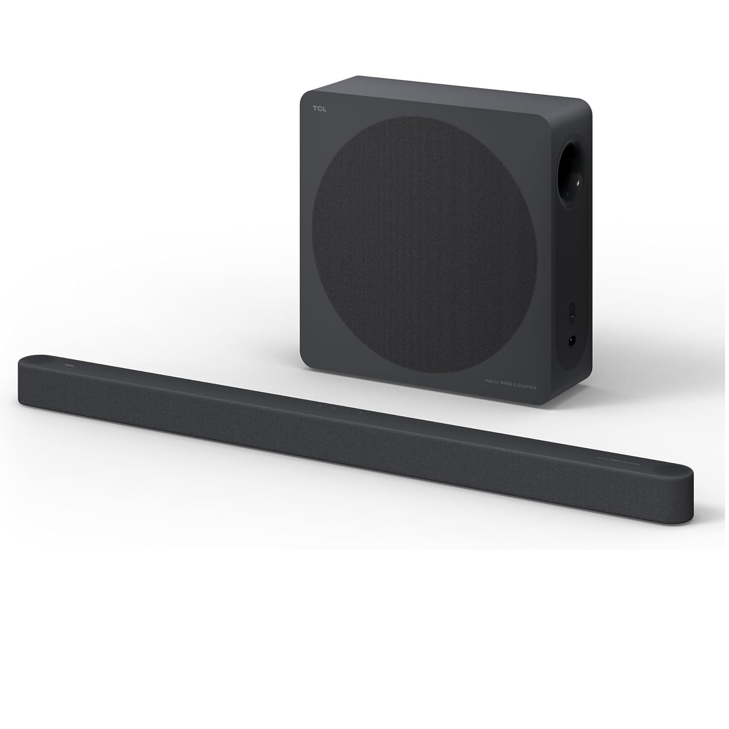 TCL 3.1.2 Channel Soundbar (NEW 2026) - Audio by Bang & Olufsen, Dolby Atmos, Up-Firing Speakers, Wireless Subwoofer, Bluetooth Music Streaming, AI Sonic Auto Room Calibration - Design Series, A65K