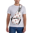thumbnail image 5 of Lsque Different Mushrooms Pattern Cross Chest Bag Diagonally – Premium Durable Front Chest Sling with Adjustable Padded Strap, High-Capacity Storage, 5 of 7