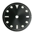 thumbnail image 1 of Esfera de reloj de 29 mm para movimiento NH34 Gmt, esfera de reloj portátil práctica y moderna Negro, 1 of 8