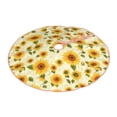 thumbnail image 2 of Balery European-style Pattern Sunflower Printed Christmas Tree Skirt , Merry Christmas Party Christmas Tree Decoration,Adjustable Tree Skirt-30", 2 of 8