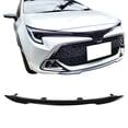 thumbnail image 2 of Ikon Motorsports Front Bumper Lip Spoiler Lower Air Dam Chin Splitter Bodykit Replacement Compatible With 2022-2023 Toyota Corolla Auris 3rd E210 5-Door Hatchback Gloss Black, 2 of 7