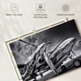 thumbnail image 6 of Elephant Stock Monochrome Silver Plane Wall Art - Horizontal Canvas Wall Art - Living Room Wall Decor - Transportation Canvas - Silver And Black Decor - 39" x 26", 6 of 8