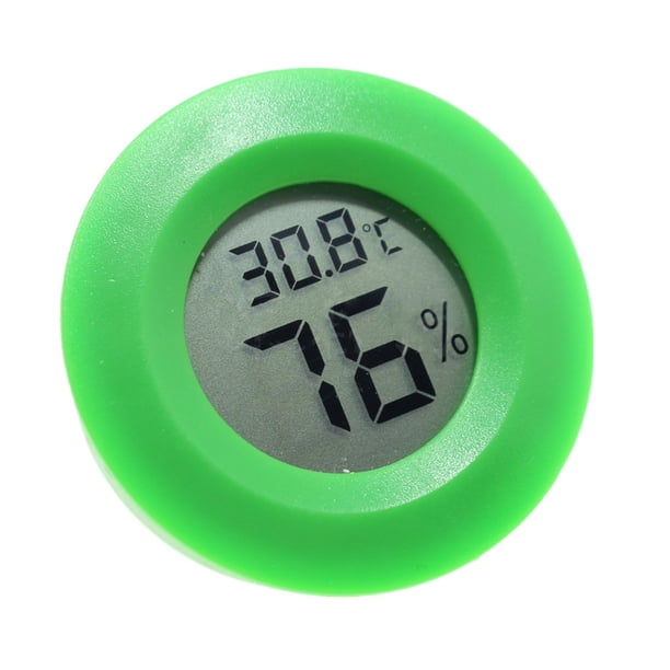 Billuyoard Termómetro con pantalla LCD Weather Digital Higrómetro Operado Outdoor Equipment Temperature Company Termómetros Verde Billuyoard GJ2802-04