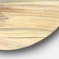 thumbnail image 3 of Designart 'Peather Natural elements' Art Mural Cercle en Métal Glam - Disque de 36, 3 of 5