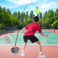 thumbnail image 1 of Sports Badminton Solo Exercise Equipment Self Study Badminton Trainer for Kids and Woman Accessories Adjustable Playing Alone Good Assistant with 1 Badminton, 1 of 8