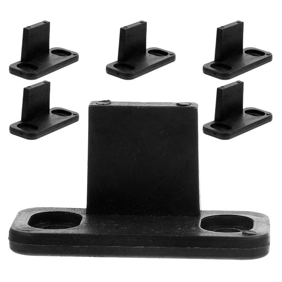 6 Pcs Sliding Door Guide Pocket Locator Wardrobe Flooring Barn Doors Guides Mount