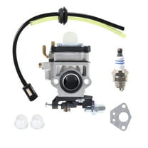 2 Cycle 43CC Carburetor with Fuel Line Replacement for Powermate PCV43 Tiller Motor Parts Fuel Line