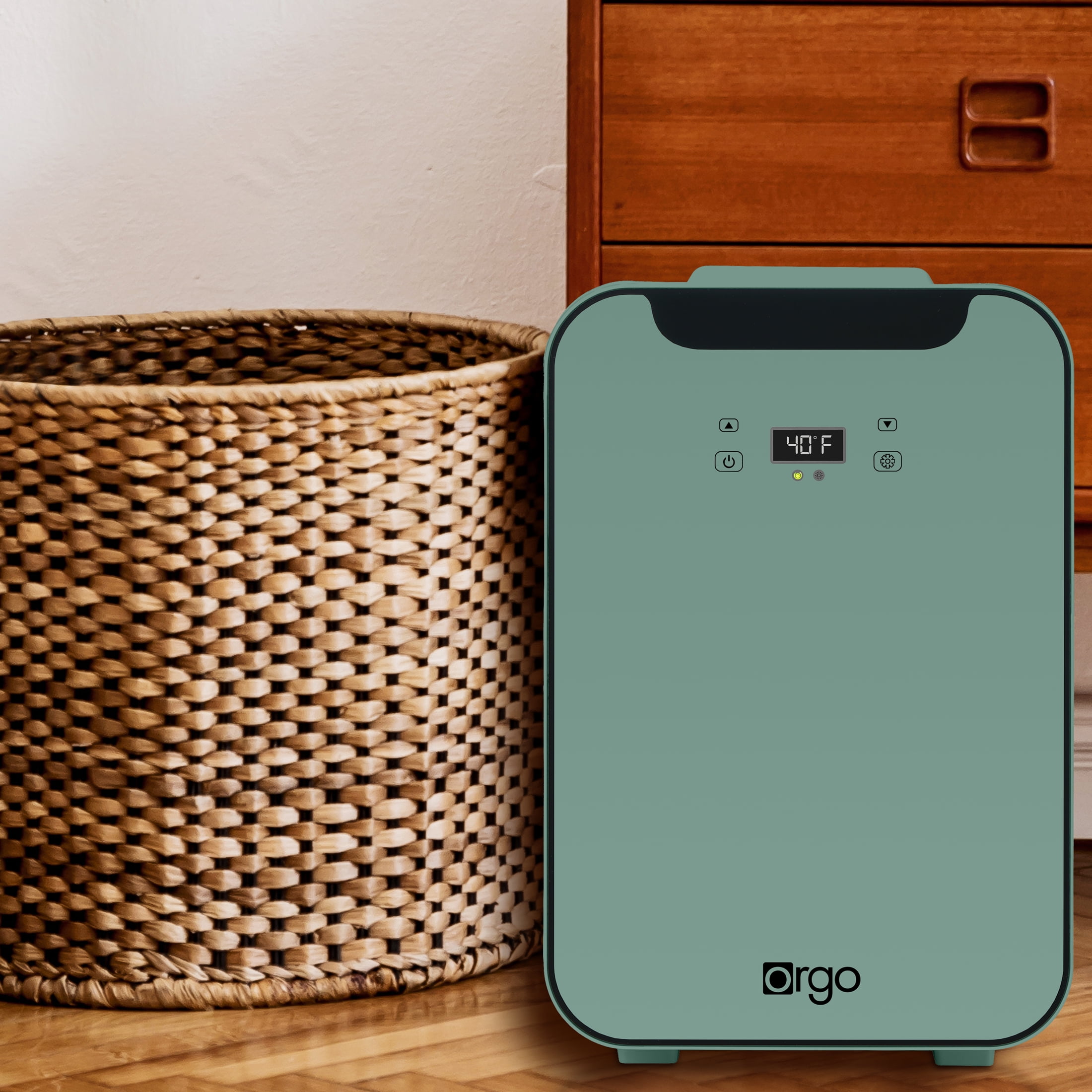 Orgo - The Artic – 18 Can Personal Cooler Portable Mini Refrigerator, Sage