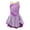 Lavender, variant on HULIJA Kids Girls Glitter Diamond Ballet Dance Ice Skating Dress Sleeveless Color Block Leotard Modern Lyrical Dress Orange 6