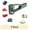 Green, variant on WhiteRhino Plastic Grape Cutter for Toddlers,Tomato Strawberry Slicer Quarter for Fruit Salad Gadget