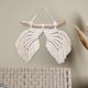 thumbnail image 5 of Tapiz tejido bohemio, tapiz de pared hecho de , Ángel, tapices de macramé, Arte de Decoración, decoración de guardería, Gloria Macramé Tela decorativa, 5 of 8