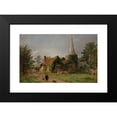 thumbnail image 2 of Jasper Francis Cropsey 18x13 Black Modern Framed Museum Art Print Titled - Church at Stoke Poges (1860), 2 of 5
