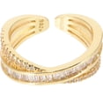 thumbnail image 1 of UPOUART Anillo Ajustable Abierto Dorado Con Para Añadir Estilo Y, 1 of 6
