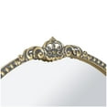 thumbnail image 4 of DecMode 31" x 64" Gold Metal Fleur De Lis Ornate Baroque Floor Mirror with Easel, 4 of 9