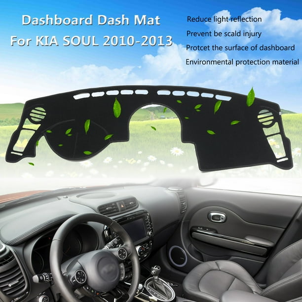 Black dashmat Dashmat Car Interior Dashboard Cover Dustproof Sunscreen