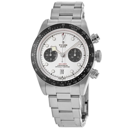 Tudor Black Bay Chrono White Dial Stainless Steel Men's Watch M79360N-0012