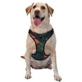 thumbnail image 1 of XMXY No Pull Dog Harness, Jungle Flowers Tropical Adjustable Reflective Pet Harness with Oxford Vest, Large Size, 1 of 9