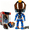Blue, variant on Mini Moto Helmet Heroes Transforming Ornaments with Hidden Racers Inside - Fold Buddy Motorcycle Action Figure with Movable Joints, Helmet Mini Figure for Dashboard & Computer Desktop