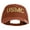 Red, variant on USMC Letter Embroidered Washed Solid Pigment Dyed Cotton Twill Brass Buckle Cap - Red OSFM