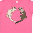 thumbnail image 4 of Inktastic Cute Ferret Heart Boys or Girls Toddler T-Shirt, 4 of 5