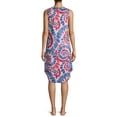 thumbnail image 4 of Secret Treasures Women's and Women's Plus V-Neck Tie-Dye Tank Top Chemise, 4 of 6