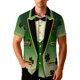 thumbnail image 2 of Ceisia St. Patrick's Day Men's Unisex Hawaiian Shirt | Summer Beach Casual Short Sleeve Button Down Gift Printed Top, 2 of 9