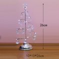 thumbnail image 2 of Luz de noche brillante Injueey para árbol de Navidad Hierro forjado decoración dormitorio sala de estar Plata M, 2 of 6