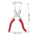 thumbnail image 3 of Alicates de soldadura ARCCAPTAIN Professional MIG de 8 pulgadas de punta larga, 3 of 8