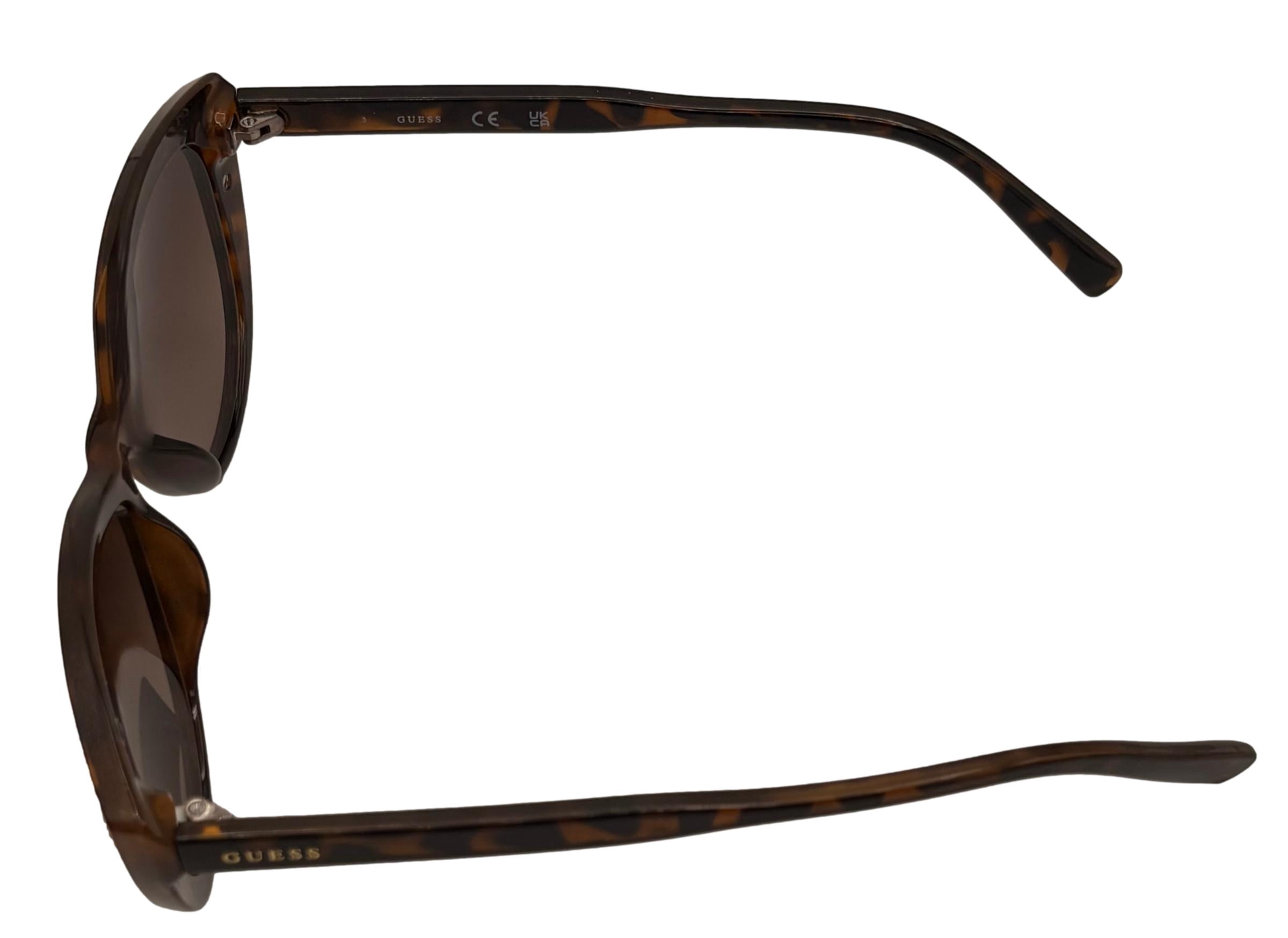 Guess Sunglass Womens Dark Havana Cat Eye Brown Gradient Lens GO00006 52F