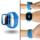 thumbnail image 1 of Correa para Apple Watch compatible con 38mm / 40mm de Silicón + Case Protector de pantalla con Cristal Templado. Mamá Pulpo  Silicón con case, 1 of 5