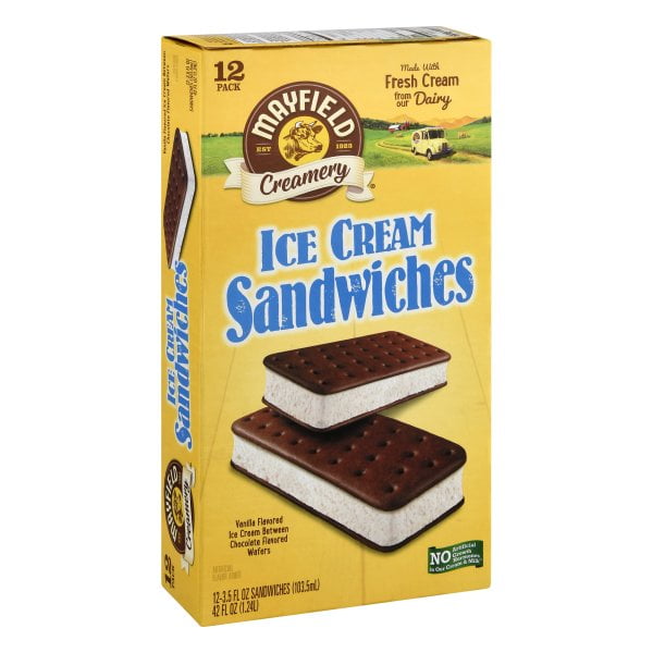 Dean Foods Mayfield Ice Cream Sandwiches, 12 ea